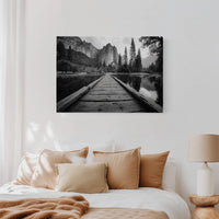 Wooden Path To Mountain Majesty