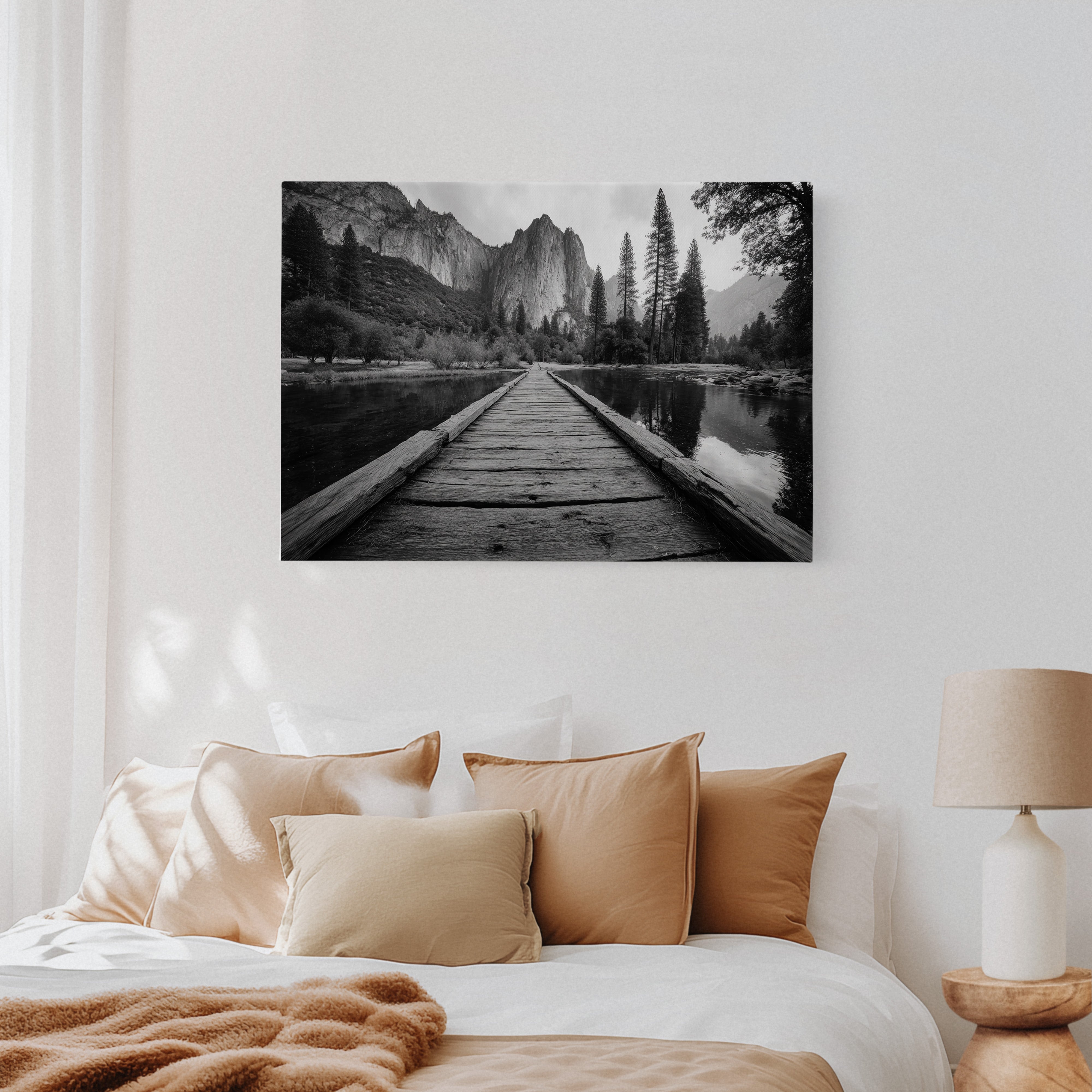 Wooden Path To Mountain Majesty