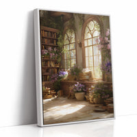 Books Bloom Where Light Enters