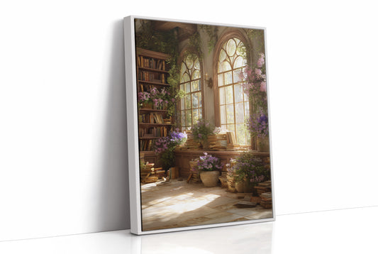 Books Bloom Where Light Enters