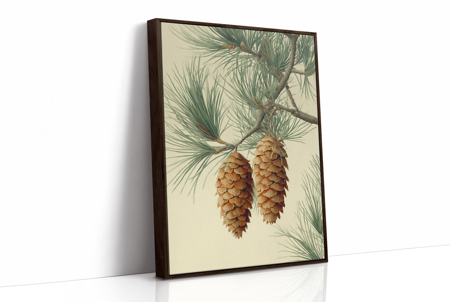 Pine Cones Dance In Winter's Light