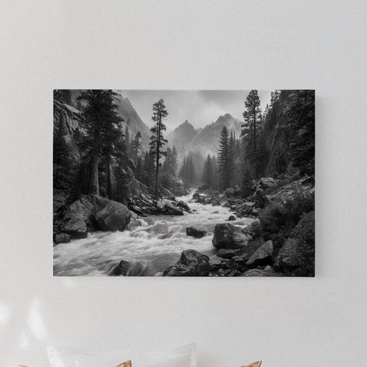 Wild Waters Carve Mountain Memories