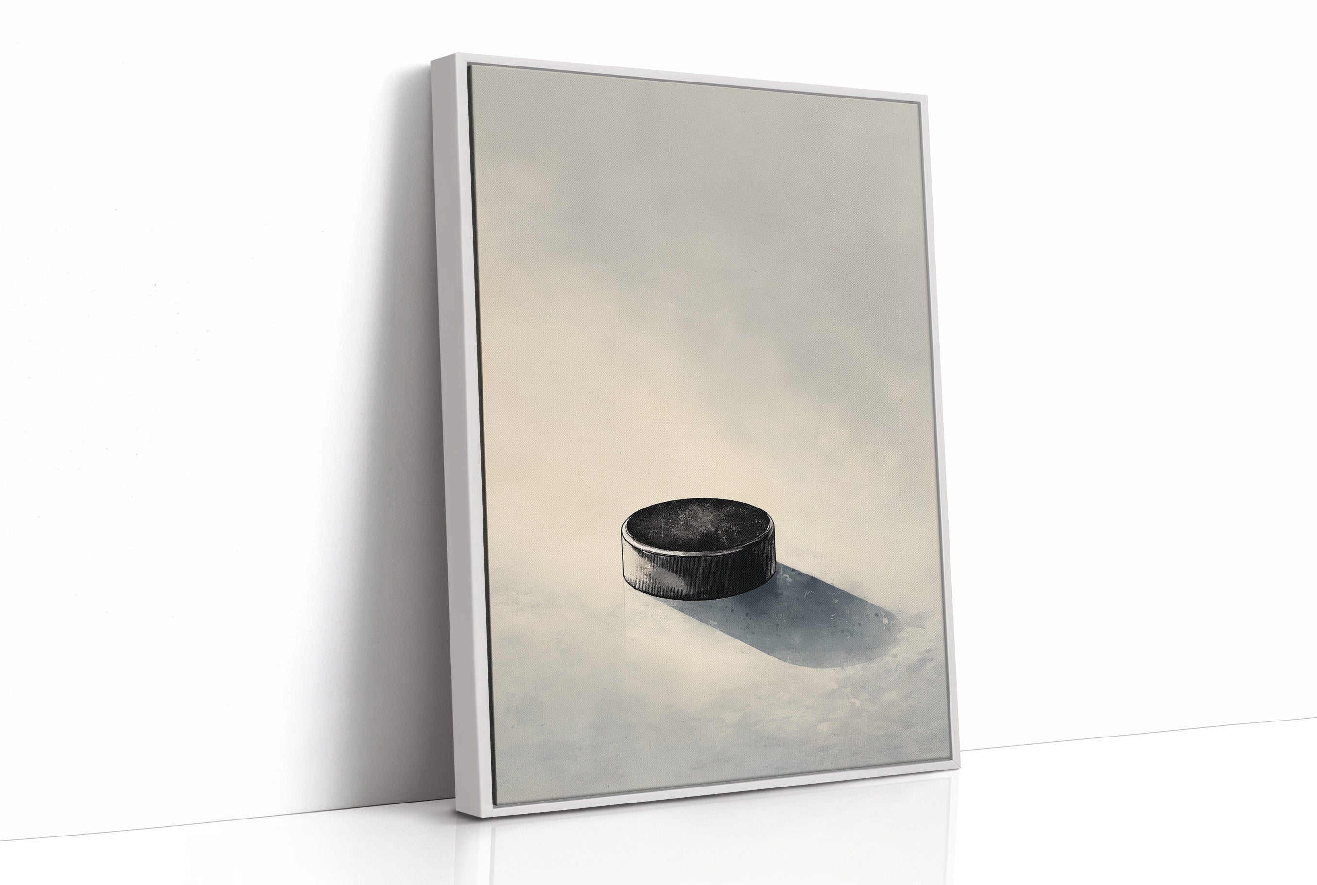 Solitary Puck: Meditation on Ice