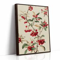 Winter Berries Dance In Gold Light