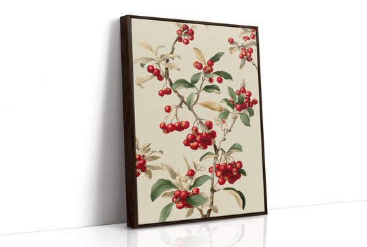 Winter Berries Dance In Gold Light