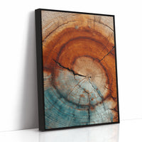 Rings of Time in Ember and Teal