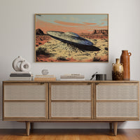 Gallery image 7 for Desert Landing: UFO Shadows and Distant Skies