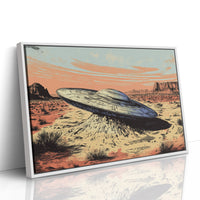 White Framed Canvas image 1