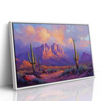 White Framed Canvas image 1