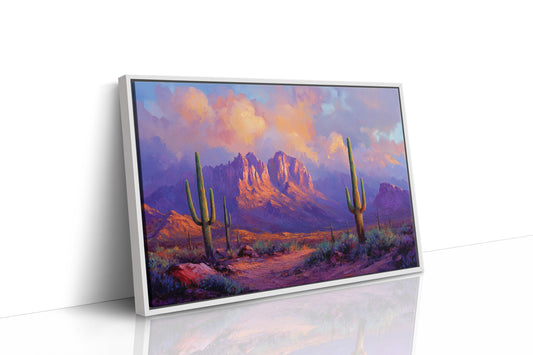 White Framed Canvas image 1