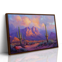 Brown Framed Canvas image 1