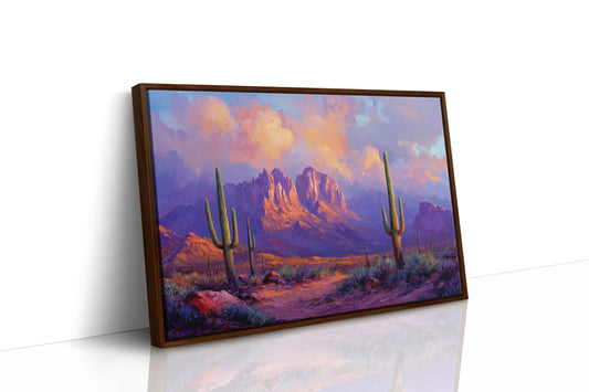 Brown Framed Canvas image 1