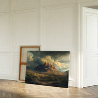 Gallery image 4 for Stormy Desert Mountain Canvas – Moody Western Landscape Wall Art