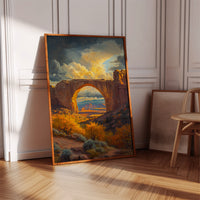 Gallery image 5 for Southwest Arch Canyon Canvas – Autumn Desert Landscape Wall Art