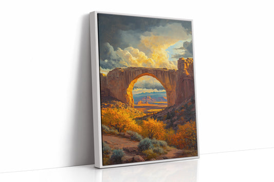 White Framed Canvas image 1