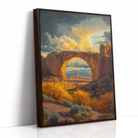 Brown Framed Canvas image 1