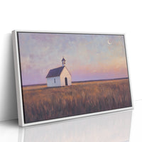 White Framed Canvas image 1