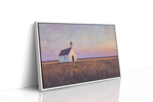 White Framed Canvas image 1