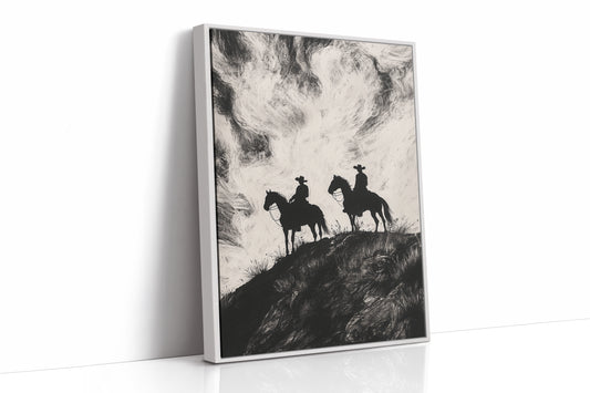 White Framed Canvas image 1