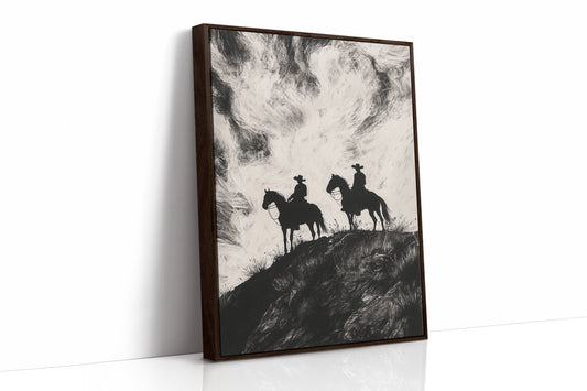 Brown Framed Canvas image 1