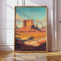 Gallery image 7 for Monument Valley Buttes Canvas – Western Desert Wall Art