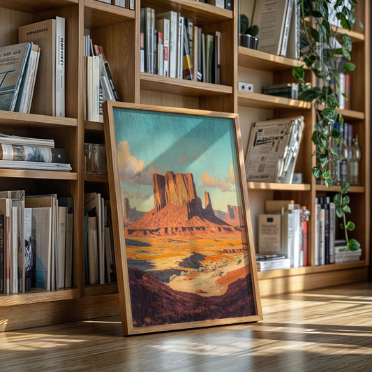 Gallery image 9 for Monument Valley Buttes Canvas – Western Desert Wall Art
