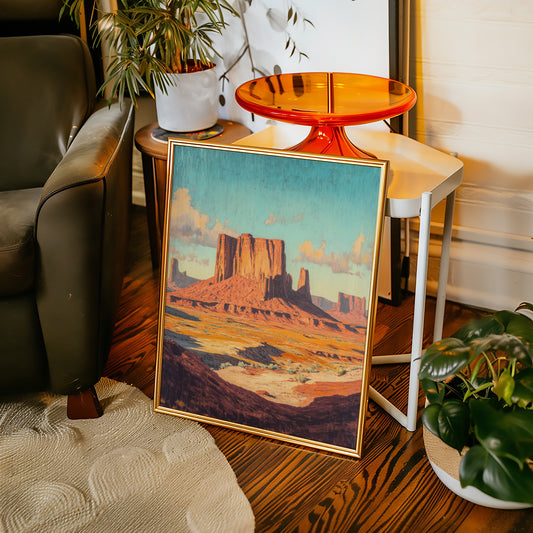 Gallery image 13 for Monument Valley Buttes Canvas – Western Desert Wall Art