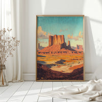 Gallery image 15 for Monument Valley Buttes Canvas – Western Desert Wall Art