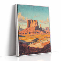 White Framed Canvas image 1