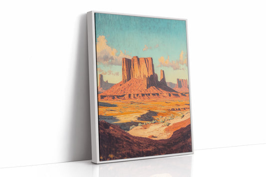 White Framed Canvas image 1