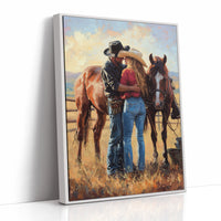 White Framed Canvas image 1