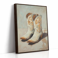 Brown Framed Canvas image 1