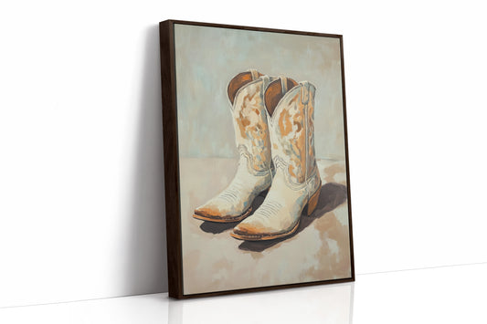 Brown Framed Canvas image 1