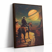 Brown Framed Canvas image 1