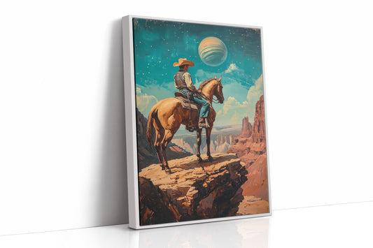 White Framed Canvas image 1