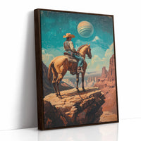 Brown Framed Canvas image 1