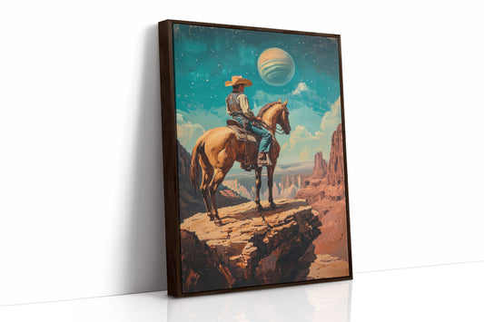 Brown Framed Canvas image 1