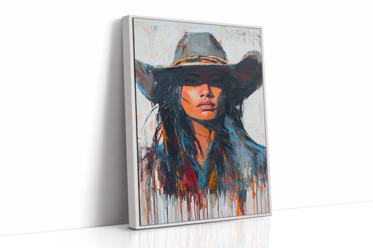 White Framed Canvas image 1