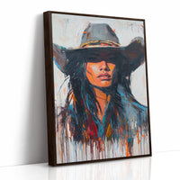 Brown Framed Canvas image 1