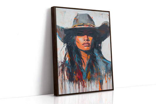 Brown Framed Canvas image 1