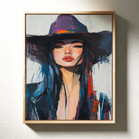 Gallery image 13 for Fierce Cowgirl Canvas – Western Woman Portrait Wall Art