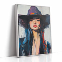 White Framed Canvas image 1