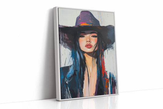 White Framed Canvas image 1