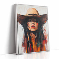 White Framed Canvas image 1