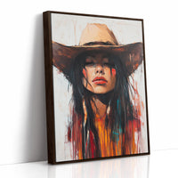 Brown Framed Canvas image 1