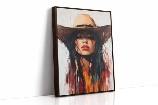 Brown Framed Canvas image 1