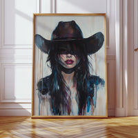 Gallery image 11 for Mystic Cowgirl Canvas – Moody Western Woman Wall Art