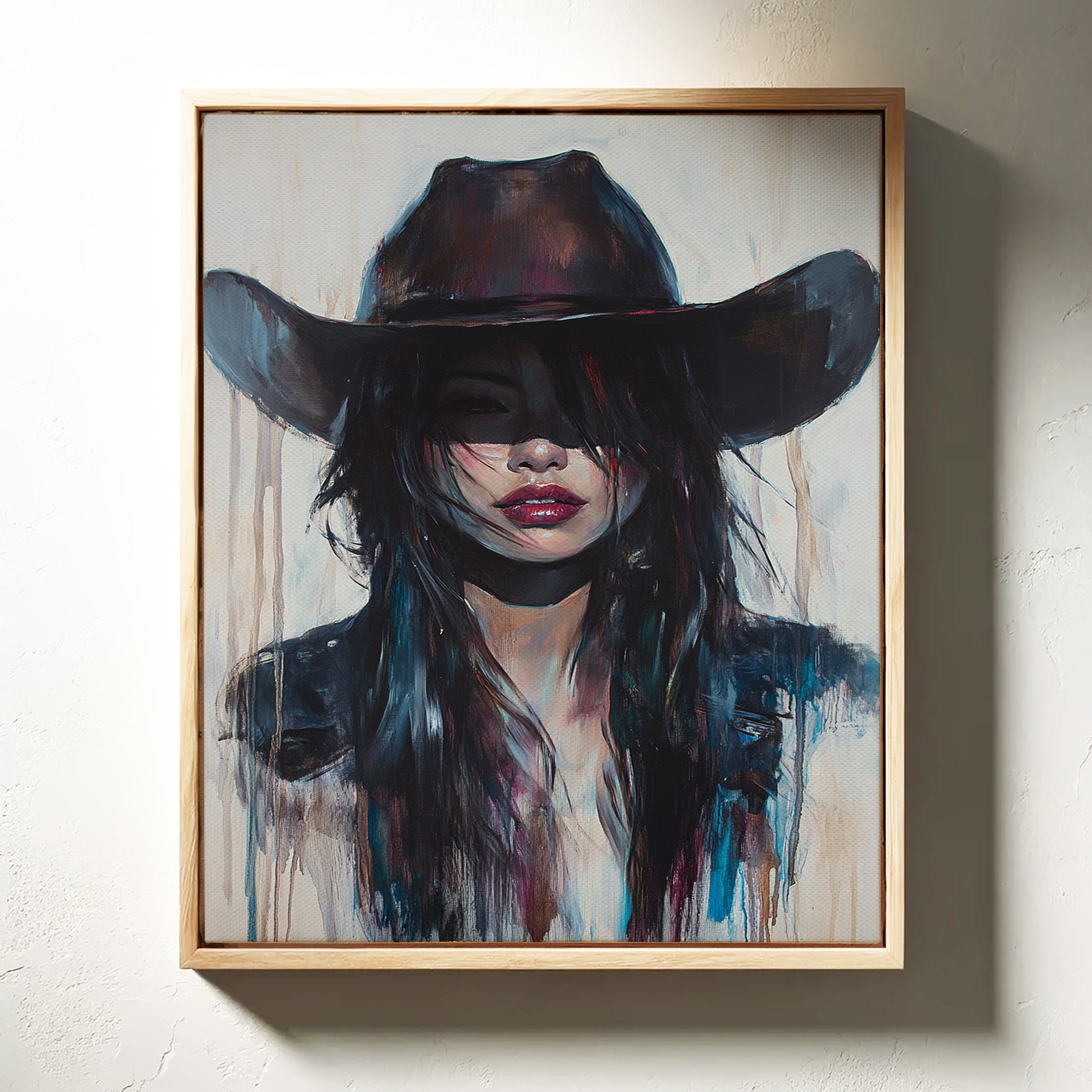 Gallery image 13 for Mystic Cowgirl Canvas – Moody Western Woman Wall Art
