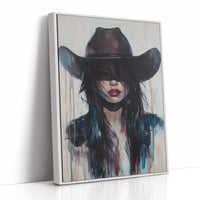 White Framed Canvas image 1