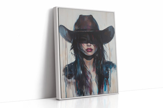 White Framed Canvas image 1
